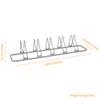 CyclingDeal Bicycle Floor Parking Rack Stand - for Mountain MTB Road Bike - Indoor Home Garage Storage - Classic 5 Bikes view 3