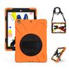 10.2 2019 Case, Pirate Series Shockproof Protective Cover with Built-in Kickstand Adjustable Hand and Shoulder Strap for 10.2 2019 - Orange view 1