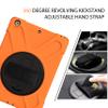 10.2 2019 Case, Pirate Series Shockproof Protective Cover with Built-in Kickstand Adjustable Hand and Shoulder Strap for 10.2 2019 - Orange view 4