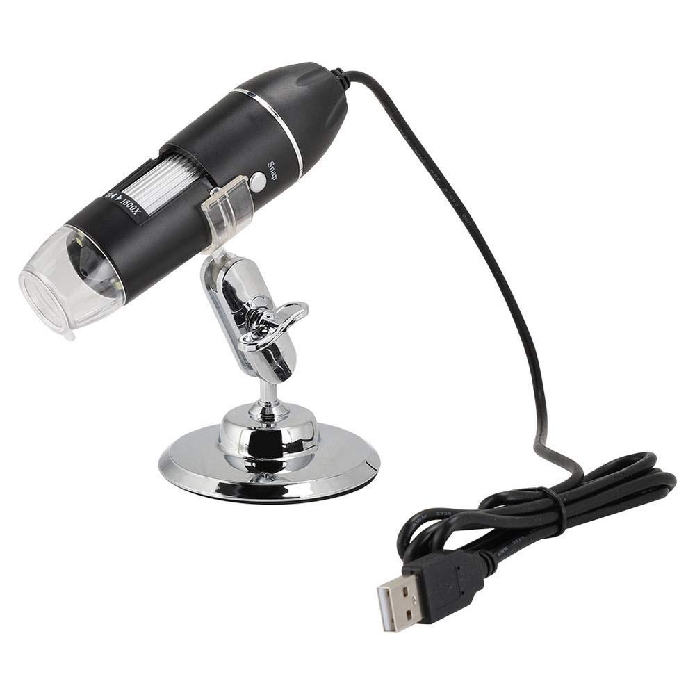 1600X USB Microscope, HD Digital Portable Microscope USB Video Camera 2MP 1600x1200 with 8 LED