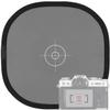 Anwenk 12x12 Inch (30x30cm) Grey Card White Balance Card for Photography 18% Exposure Gray Reflectance Reflector Foldable Focus Board Double Sided with Carry Pouch view 1