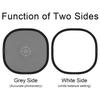 Anwenk 12x12 Inch (30x30cm) Grey Card White Balance Card for Photography 18% Exposure Gray Reflectance Reflector Foldable Focus Board Double Sided with Carry Pouch view 4
