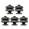 BGNING Professional 3/8 Tripod Mount Screw to Flash Hot Shoe Adapter Double Screws (5pcs) view 1
