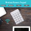 Yoidesu Number Pad, USB Numeric Keypad,18 Key Mini Portable Data Entry Number Pad for Laptop Desktop PC Computer (White) view 2
