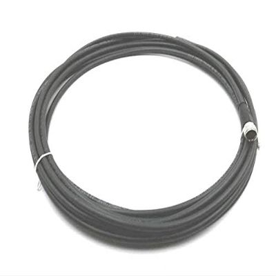 RADWELL RAD00369 Cord Set, 3 Pole, Female Straight, 5 Meters, 4A, Black, PUR, Nickel