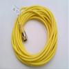RADWELL RAD00353 Cord Set, 4 Pole, Female Straight, Yellow PVC,18AWG, European, view 1