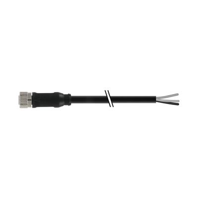 Contrinex S08-3FVG-020 PICO M8 CORDSET, PICO M8 Standard CORDSET, Cable & CORDSET, 2 M Length, PVC Cable Straight