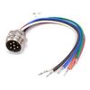 TURCK RSFV 66-0.2M 0.2 Meter Length, 1/2-14 NPSM Threads, 6X16 AWG, 7/8" MINIFAST, Front Mount, Male Connector, Male Threads, Stainless Steel HOUSING, U5218-27 - Receptacle view 1