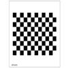 Lens Focus Calibration Chart Film Pattern Calibrating PET Or Aluminium Oxide Chess Board (129(200200), PET) view 1