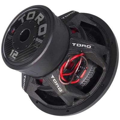 TORO TECH Fierce 12, 12 Inch 800 Watts RMS 1600 Watts MAX Dual 4 Ohm 2.5 Inch Voice Coil, 12 Car Audio Subwoofer for Cars, Trucks, Jeeps, Boats, Off Road with Hard Hitting Bass (Sold As Each)