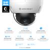 Amcrest 5MP POE Camera, Outdoor Vandal Dome Security POE IP Camera, 5-Megapixel, 98ft NightVision, 2.8mm Lens, IP67, IK10 Resistance, MicroSD 256GB (Sold Separately), Cloud, NVR (IP5M-D1188EW-AI-V3) view 2