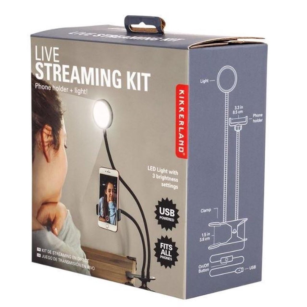 Kikkerland Live Streaming Lighting Kit