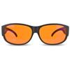 Spectra479 - Fit Over 99.9% Blue Light Blocking Glasses for Sleep - Amber Nighttime Eyewear - Turn your Prescription & Reading Glasses Into World-Class Blue Blockers view 2