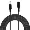 DC Power Extension Cable 5.5mm x 2.1mm Male Female Cord 18AWG 12V 24V 10A Heavy Duty (1.5 feet / 50cm) view 1