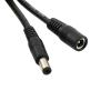 DC Power Extension Cable 5.5mm x 2.1mm Male Female Cord 18AWG 12V 24V 10A Heavy Duty (1.5 feet / 50cm) view 2