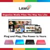 LAMU Photo Organizer 500GB SSD - Digital Picture Manager for Windows - Software Included to Easily Organize Your Photos and Videos - Digital Photo Storage - 500 GB (Sky Blue) view 4