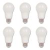 Westinghouse 5077100 9 Watt (60 Watt Equivalent) Omni A19 Dimmable Cool White LED Light Bulb, Medium Base (6 Pack) view 1
