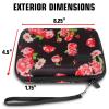 USA Gear Instant Printer Case Compatible with HP Sprocket 2x3, Instax Mini Link 2, Kodak Printomatic, Photo Paper, Cable & More - Hard Shell Portable Printer Carrying Case with Wrist Strap (Floral) view 4