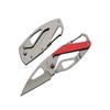 SZCO 3" Folding Pocket Knife for Men with Framelock Red Carabiner Clip Stainless Steel Small Folding Knife for Men & Women - Compact EDC Knife for Camping, Hiking & Everyday Carry view 1