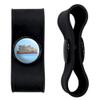 GRAPHICS & MORE Catfish Mercat Cat Mermaid Sitting On Log Headphone Earbud Cord Wrap - Charging Cable Manager - Wire Organizer Set of 2 - Black
