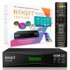 Koqit V5H H.265 FTA Satellite Receiver DVB-S2 (T2-MI) DVB S2 Galaxy 19 Satellite TV Receiver Finder Sat Decoder Meecast Biss Key YouTube TV Box view 1