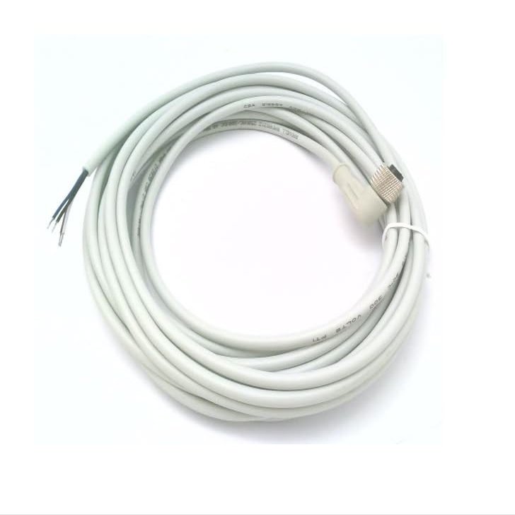 RADWELL Verified Substitute WK4.43T-6-SUB Cord Set, 4 Pole, M12, Female Right Angle, Plug, 22AWG