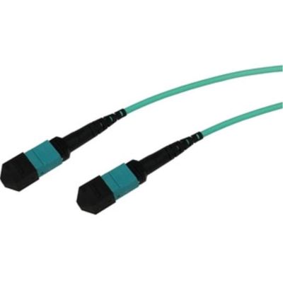 ENET Fiber Optic Network Cable - Fiber Optic for Network Device - 12.50 GB/s - 39.37 ft - MTP Femal