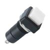 Suzo-Happ Pushbutton Square Miniature - Black Bezel - 49-0578 view 1