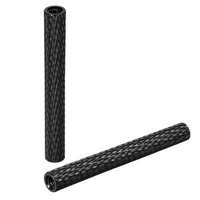 uxcell M3x40mm Aluminum Standoff with Mesh Texture Column Spacer for RC Airplane FPV Quadcopter CNC Black 2pcs