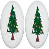Presto Wall Decals Christmas Tree Drawer Knobs Christmas Holiday Decor Ceramic Cabinet Pulls (Set of Two) view 1