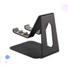 Hemobllo Aluminium Alloy Phone Holder - Pad for Desktop Compatible and Tablets for Office Home and Study Use Black view 4
