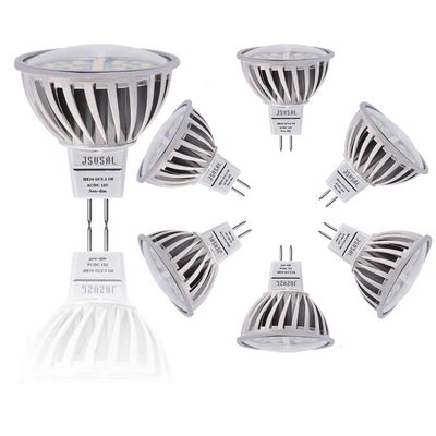 JSVSAL MR16 GU5.3 Pink LED Bulb 5W, 35W-50W Halogen Bulbs Equiv, Aluminum Casing, 12V DC AC Low Voltage,120 Degree for Outdoor Landscape Track Lighting,Not Dimmable,6-Pack