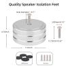4Pcs Audio Isolation Feet Load 400KG Anti Vibration Pads 40 * 20mm(Silver) view 3