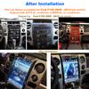 ZWNAV 13 inch Android 9.0 Tesla Style Car Stereo for Ford Raptor F150 2009-2012 Low Version,PX6,HD Touch Screen,4G RAM 64GB ROM Car GPS Navigation Multimedia Player, Bluetooth 5.0, WiFi, view 2