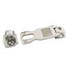 Keehui Two Pieces of Marine Grade 316 Stainless Steel Heavy Duty Door Hasps with Turning Padlock Eye Mount view 4