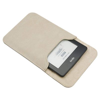 Emoly Leather Kindle Sleeve for Kindle Paperwhite 7'' E-Reader - Protective Insert Sleeve Case Cover Bag Fits Kindle Paperwhite 10th Generation 2019 / 9th Generation 2017, Khaki