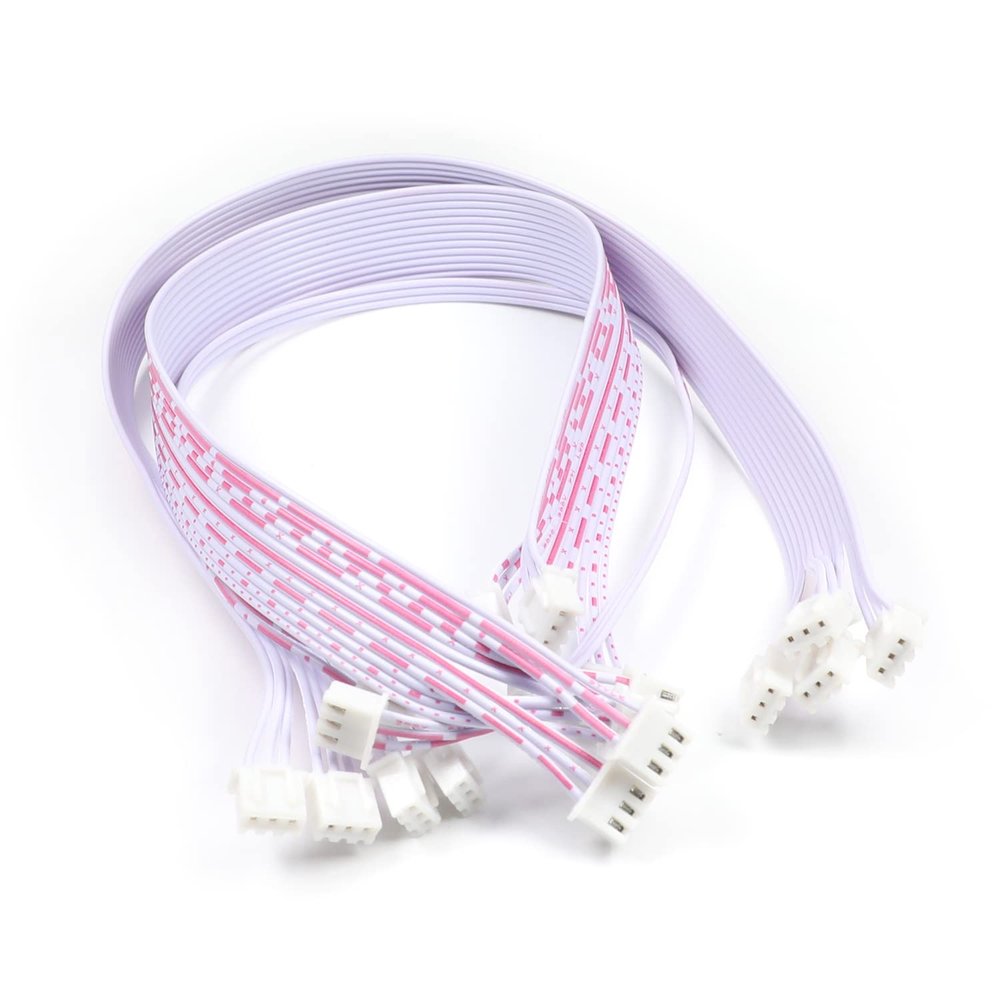 Fielect 21cm Dupont Wire 16Pin Female to Female Breadboard Jumper Wire 2.57mm Pitch Ribbon Cables DIY Wires