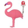16GB USB Flash Drive Cute Flamingo Pattern with Lanyard, BorlterClamp Pen Drive Memory Stick Thumb Drive for Family and Friends view 1