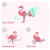 16GB USB Flash Drive Cute Flamingo Pattern with Lanyard, BorlterClamp Pen Drive Memory Stick Thumb Drive for Family and Friends view 2