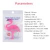 16GB USB Flash Drive Cute Flamingo Pattern with Lanyard, BorlterClamp Pen Drive Memory Stick Thumb Drive for Family and Friends view 4