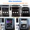 ZWNAV 13.6 inch Android 8.1 Car Stereo for Toyota Tundra for Toyota Sequoia 2007-2013, Manual AC, 32G RAM, Android GPS Navigation Android, SWC, Radio, Bluetooth, WiFi view 2