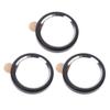 Hemobllo 3pcs Metal Lens Protector Case for Phone Rear Camera Lens Cover Easy Installation All High-end Metal Design Black view 1