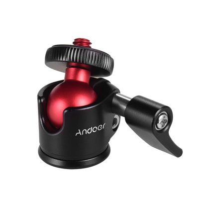 Andoer Mini Tripod Ball Head 360 Degree Swivel for DSLR Camera
