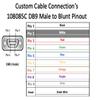 25 Foot DB9 Male to Blunt End RS232 Extension Serial Cable - 24 AWG with Grey PVC Jacket - Made in USA by Custom Cable Connection view 4