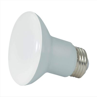 Satco S29614 6W R20 LED Reflector Light Bulb 2700K Warm White 525 Lumen E26 Medium Base 107 Beam Angle 90 CRI 120V Dimmable Damp Location (24 Bulbs)