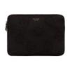 kate spade new york Slim Sleeve for 13" - Reverse Hollyhock Matte/Shiny Black/Gold Zipper/Gold Printed Logo view 1
