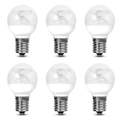 Feit Electric S11 LED Bulb E17 Base, 25W Equivalent, Non Dimmable, 3000K Warm White, 180 Lumens, 15,000 Hour Lifetime, Desk Lamp Light Bulb, BP25S11N/SU/LED/6, 6 Pack