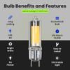 Feit Electric T4 Specialty LED Light Bulb, 35-Watt Equivalent, Dimmable, 3000K Warm White, 350 Lumens, G8 Bi-Pin Base, Under Cabinet Light Bulb with 10,000-Hour Lifetime, BP35G8/830/LED/6, 6-Pack view 4