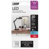 Feit Electric G4 LED Bulb, Dimmable, 20W Equivalent, 12V, 5000K Daylight, 170 Lumens, 10,000 Hours, Halogen Bulb Replacement Capsule, BP20G4/850/LED/6, 6 Pack view 2