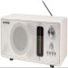 Crosley CR3037A-WS Harmony Modern Bluetooth FM Tabletop Radio, White Sand view 2